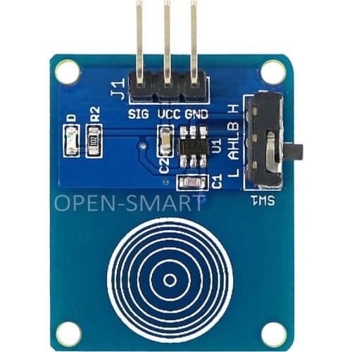 Digital Capacitive Touch Sensor (Toggle Mode) Switch Module Button Board for Arduino