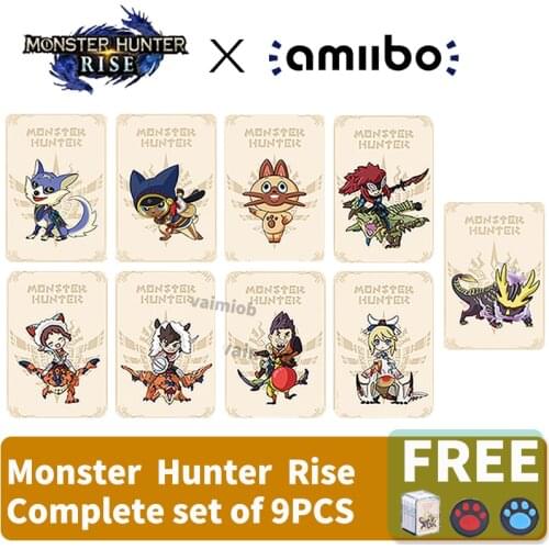 For Nintendo switch Monster Hunter Rise amibo card Elucat Galke Resentment Dragon NTAG215 game linkage NFC amxxbo card