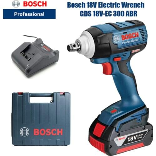 Bosch GDS 18V-EC 300 ABR Cordless Electric Wrench Brushless Lithium Impact Wrench (one battery)
