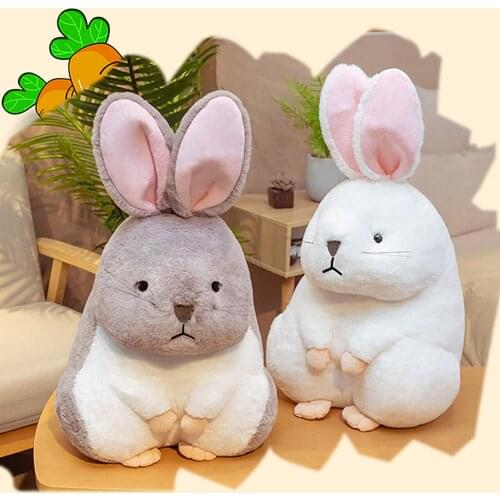 Creative Cute And Warm Rabbit Pillow Sofa Backrest Plush Toys For Children Kawaii Decorative Ornaments Детские Игрушки
