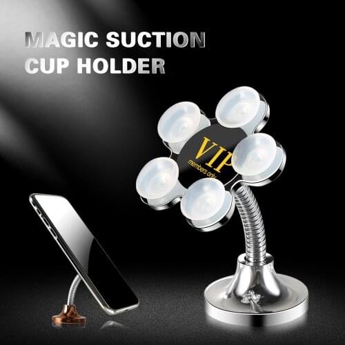 2019 HOT SALE Fashion Universal New Silicon Double-sided Suction Holder Sucker Stand For Mobile phones for HUAWEI iphone Samsung