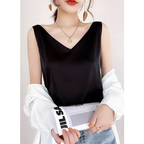 LINLING Womens Silk Tops