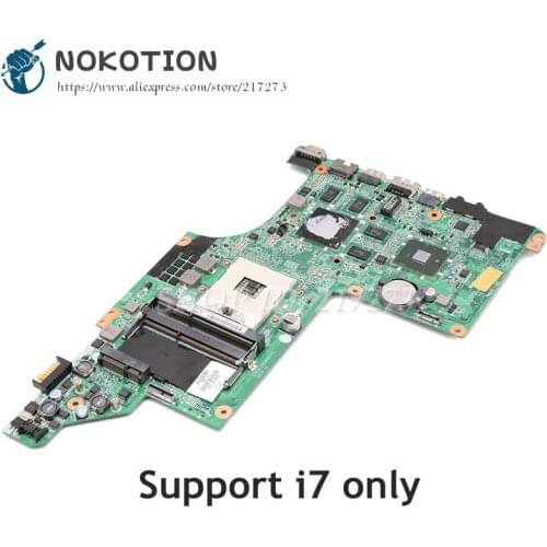 NOKOTION Laptop motherboard For HP Pavilion DV6 DV6-3000 Main Board DDR3 HD5650 1GB Support I7 CPU Only 630278-001 592186-001