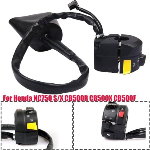 Motorcycle Handlebar Control Switch Assembly for Honda CB500X CB500F NC750 S Made of high reliable quality and durable material