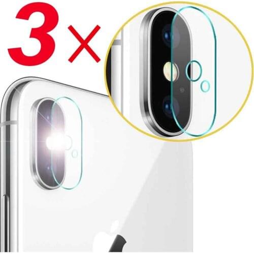 3x HD Transparent Back Camera Lens Protector For iPhone X Tempered Glass Anti-Explosion Protective Film New In Stock