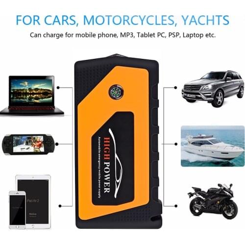 High quality 15V 4USB 900A Car Jump Starter Car Battery Booster Charger Booster Power Bank Starting Device for Diesel Petrol car