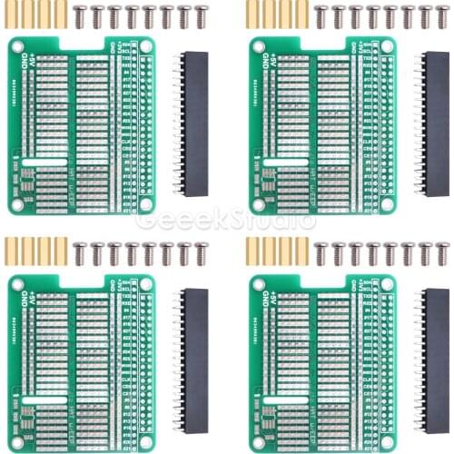 4X Prototype Breakout DIY Breadboard PCB Shield Board Kit for Raspberry Pi 4B / 3B / 2B /A