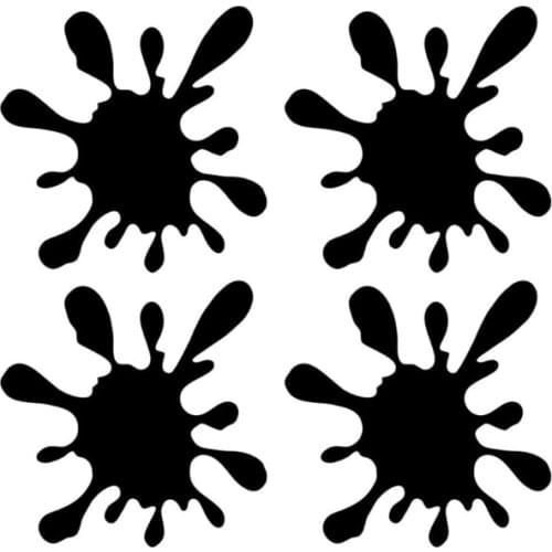 Funny Car Stickers Vernice Macchia Divertente Paint Stain Motorcycles Auto Decoration PVC Stickers Vinyl Decal F19A