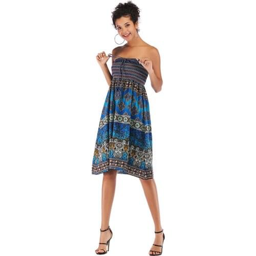 Dress women summer Lotus Dress Ladies dress women Casual fashion Dresses Lace Party pringting Chiffon stripe Big One word