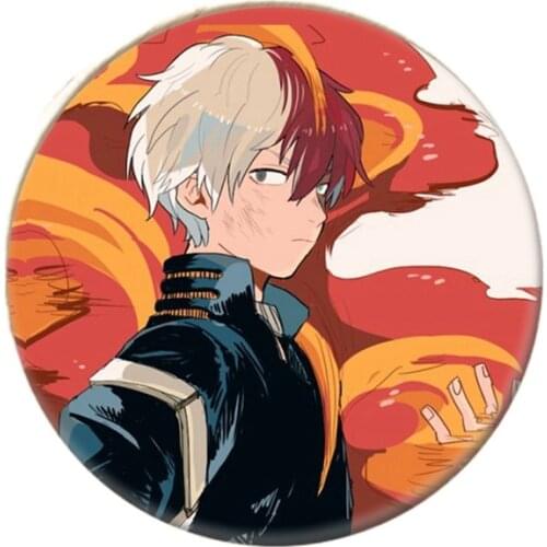 1pcs Anime My Hero Academia Cosplay Badge Cartoon Boku No Hero Academia Brooch Pins Izuku Collection Brooch Pins Accessories