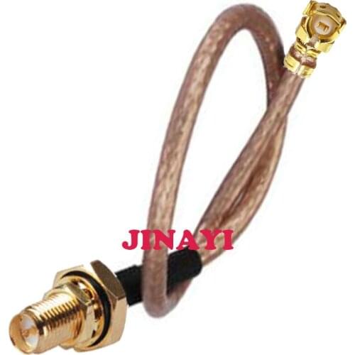 10pcs Waterproof RP-SMA Female Bulkhead O-ring to IPX U.FL IPEX RG178 Pigtail cable 5cm 10cm 15cm