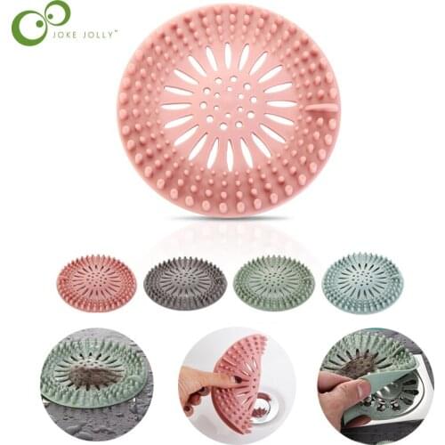 3Pcs/set Plastic Hair Filter Sink Sewer Filter Bathroom Floor Drain Cover Toilet Pool Anti-clogging Hair Filter YJN
