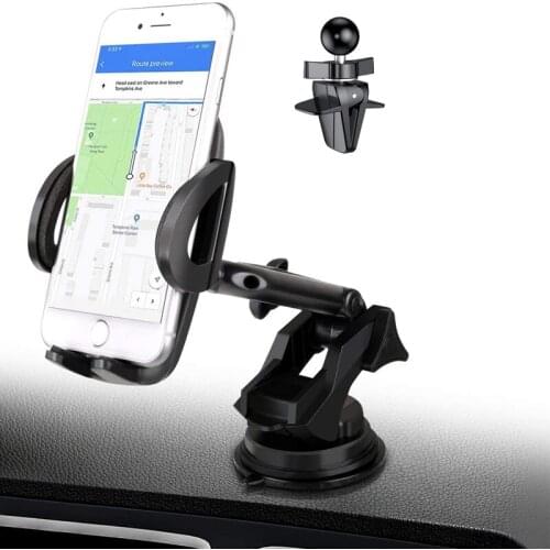 Car Phone Holder Mount Dashboard Car Mount Stand Strongest Windshield Air Vent for iPhone 12 SE 11