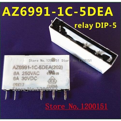 AZ6991-1C-5DEA AZ6991-1C-5DEA-5V 5VDC AZ6991-1C-24DEA relay DIP-5