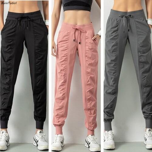 Женские спортивные брюки BornToGirl China At AliExpress