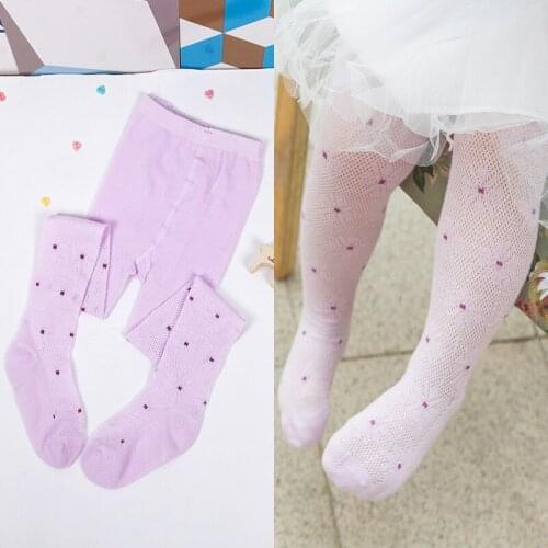 Children Girls Stocking Kids Baby Breathable Tight Breathable Girls Flower Cotton Tights Fashion Air Conditioning Stocking