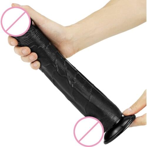 32*5.8cm Giant Huge Dildos Super Long Realistic Penis Suction Cup Strapon Big Dick Anal Sex Toys for Women G-spot Masturbation