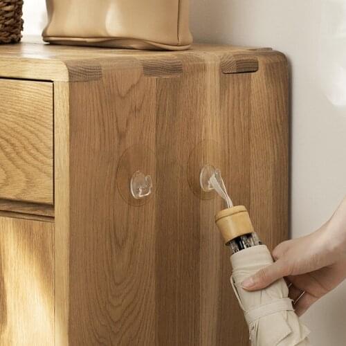 China seamless adhesive hooks high quality round Nail-free wall hangers heavy-duty bathroom accessories