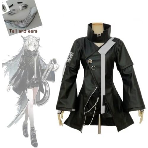 Game Arknights Cosplay Lappland Costume Shoes Boots Jacket Outfit Full Set Uniform Adult Halloween Carnival Costume