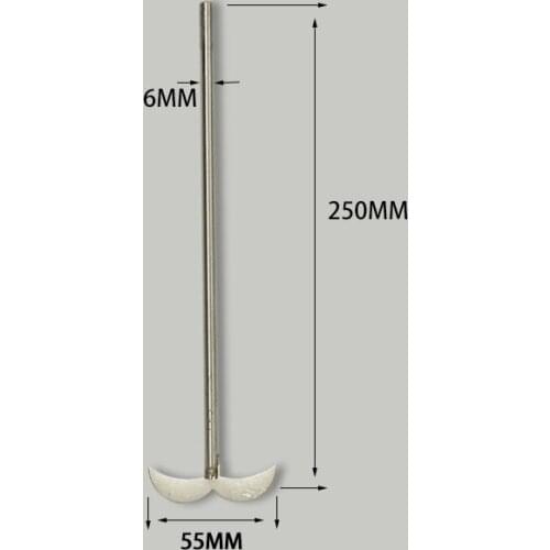 Lab 304 stainless steel stir bar stirrer dispersion disk dispersing Propeller stirring blade Blender Leaf spread 55mm