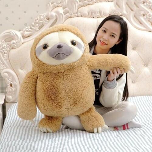 Kawaii Animal Soft Folivora Plush Toys Doll Sloth Stuffed Toy Pillow Dolls Cushion Kids Toys Lovely Girlfriend Christmas Gifts