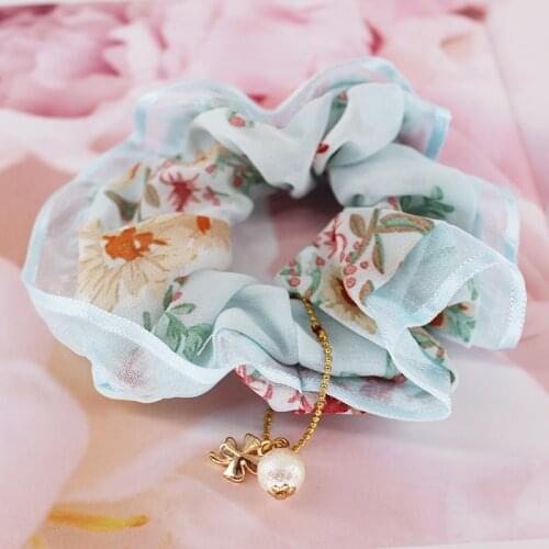 Top Fashion Women Beauty Elastic Hair Bands Casual Floral Hair Accessories For Girl Colorful Hair Circle