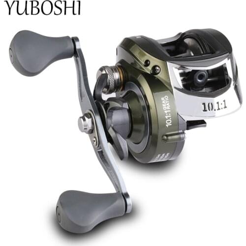 YUBOSHI Brand MAX300 10.1:1 Gear Ratio Right Left Hand Baitcasting Reel 10KG MAX Drag Magnetic Brake System Carp Fishing Wheel