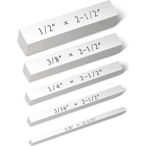 Set-Up Blocks Set 5pcs Gauge Blocks with Engraved Markings Machinist Tool Woodworking Tool for Precise Height Distance Setup