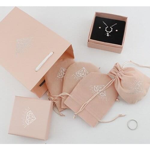 Drop Shipping Earrings Ring Necklace Jewelry Gift Box Velvet Bag Gift Bag,Only For Buy Other Items Don't Sell Individually