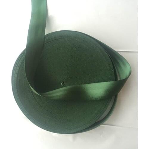 10 meters Roll Seat Belt Webbing Safety Strap OLIVE Color 4.8cm Wide 5 Bars