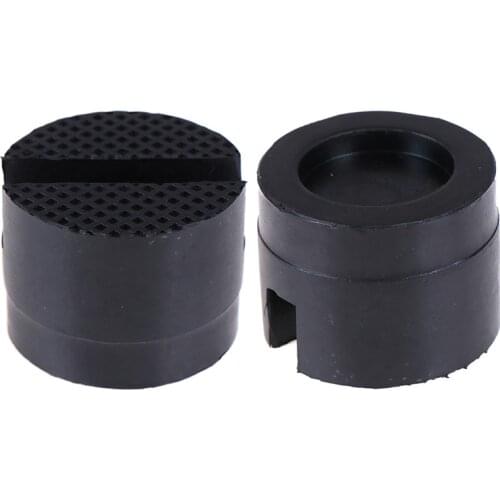 Universal car jack adapter slotted frame lift rubber pad rail floor stand holder Auto Repair Related Tools Car Accessories 1pc