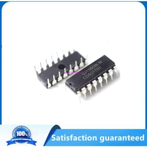 10PCS/LOT CD4017 CD4017BE DIP16 DIP CD4017B NEW IC dip-16