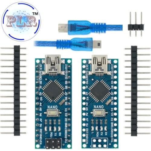 10PCS MINI USB/MICRO USB Nano 3.0 ATMEGA328P/ATMEGA168P for ardunio controller compatible NANO CH340 USB driver NO CABLE