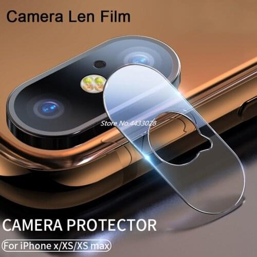 2 Pcs! Phone Lens Glass Case for IPhone X XR XS 11 Pro Max Tempered Glass Camera Lens Protector for IPhone 7 8 6 6S Plus 5 5S SE