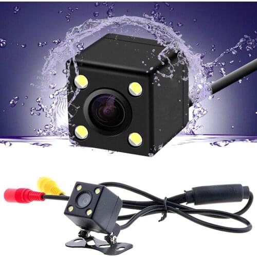Car Rear View Camera Universal Backup Parking Camera 4 LED Night Vision Waterproof 170 Wide Angle HD Color Image