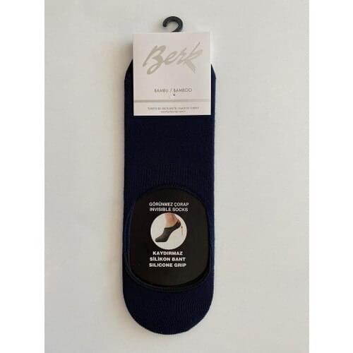 Berk Male 6'lı Bamboo Laser Cut Silicone Ballerina Socks
