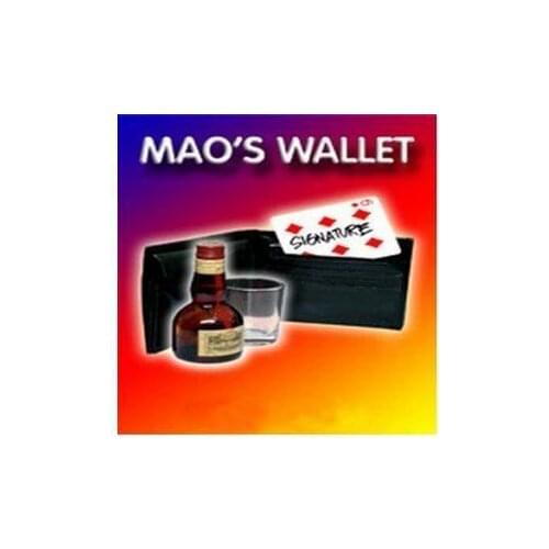 Maos Wallet,MaoS Wonderful Wallet,Mentalism,Stage Magic Props,Illusion,Close-up,Fun,Street,Magic Tricks,Joke,Toys,Gadgets