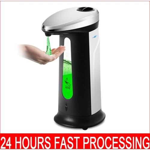 Liquid Soap Dispenser 400Ml Automatic Intelligent Sensor Induction Touchless ABS Hand Washing Dispensers for Kitchen Bathroom
