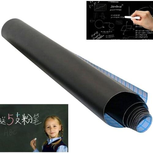 Blackboard PVC Removable Waterproof Chalkboard Self-Adhesive Blackboard Sticker School Home Wall Decal Office School Supplies