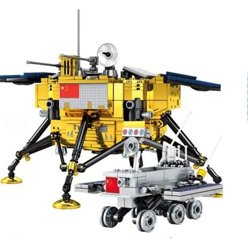 City Creator Series Aerospace Expedition Lunar probe Astronaut Figures DIY model Building blocks Toys Gifts