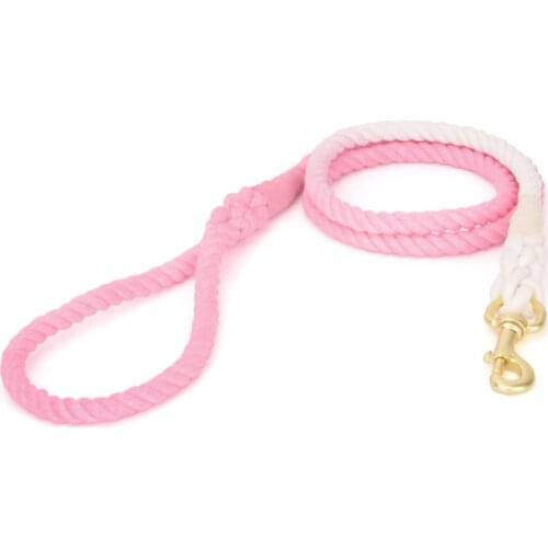 150cm Dog Leash Round Cotton Dogs Lead Rope Colorful Pet Long Leashes Belt Outdoor Dog Walking Training Leads Ropes