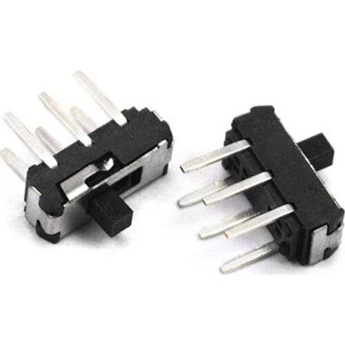 50pcs MSS22D18 MINI Miniature SMD SMT Slide Switch 2P2T 6Pin Handle high 2mm
