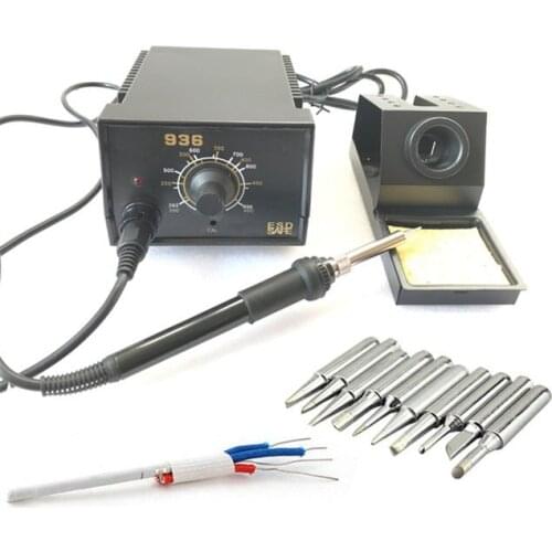 110/220V US/EU Plug 936 Soldering Station 907 soldering handle + 10pcs High Quality Solder Tips +A1321 heat element