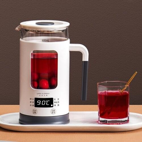 220V Portable Electric Kettle 600ml Health Pot Stew Cup Preserving Boil Teapot Heating Cup Soup PorridgeThermal Kettle Bottle