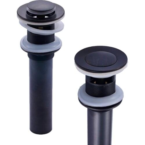 Bathroom Lavatory Oil Rubbed Bronze Basin Sink Drain Pop Up Grate Waste Drainer Waterlet Drains With Overflow Hole zsd018
