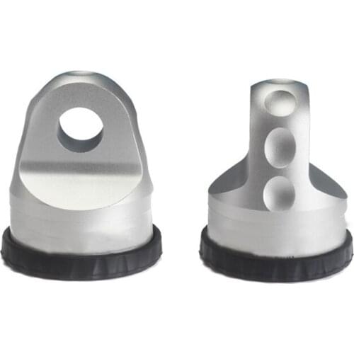 Sliver Shackle Mount Aluminum Alloy Aluminum Thimble fairlead Shackle Mount Hook connector for Synthetic Rope