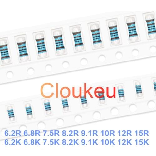 Precision Resistance CSR 0204 1206 0207 1% 6.2R 6.8R 7.5R 8.2R 9.1R 10R 12R 15R 6.2K 6.8K 7.5K 8.2K 9.1K 10K 12K 15K