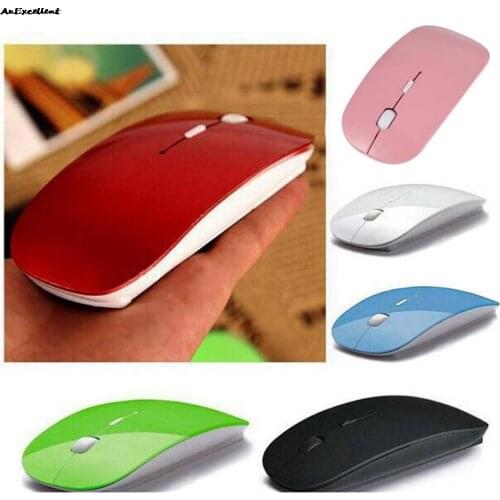 Slim 2.4GHz Optical WirelessMouse With USB Receiver For Office Laptop PC Mute Laptop Notebook Office Gaming Portable Mouse
