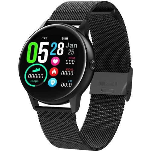 MRSVI DT88 Smart Watch Round Touch Screen Smartwatch Heart Rate Intelligent Fitness Tracker Sports Fashion Watch VS Q8