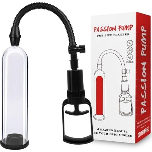 Enlarge Penis Pump Penis Enlargement Vacuum Pump Penis Trainer Cock Dick Pro Extender Male Massager Pump Sex Toys For Men Penis